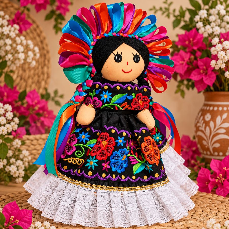 Lele Bordado Floral 30 cm