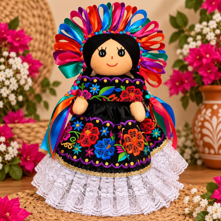 Lele Bordado Floral 30 cm