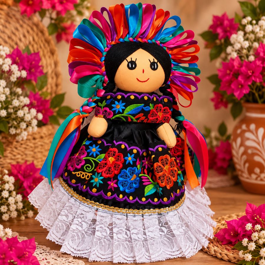 Lele Bordado Floral 30 cm