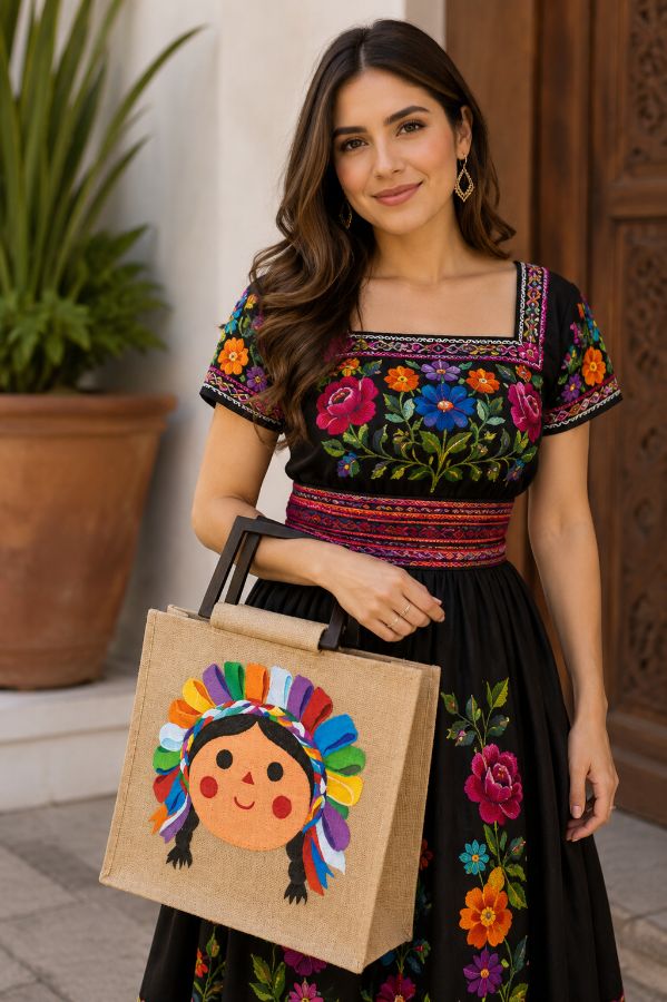 Bolsa Pintada yute